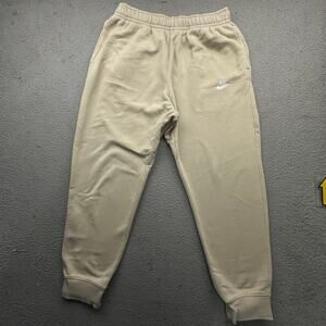 Nike NSW Club Fleece Joggers Sweatpants Mens Large BV2671-206 Tan Beige Brown